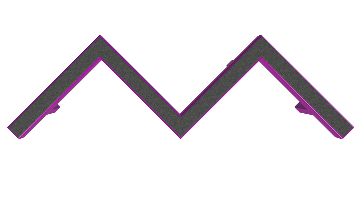 Steel Zig Zag Balance Beam