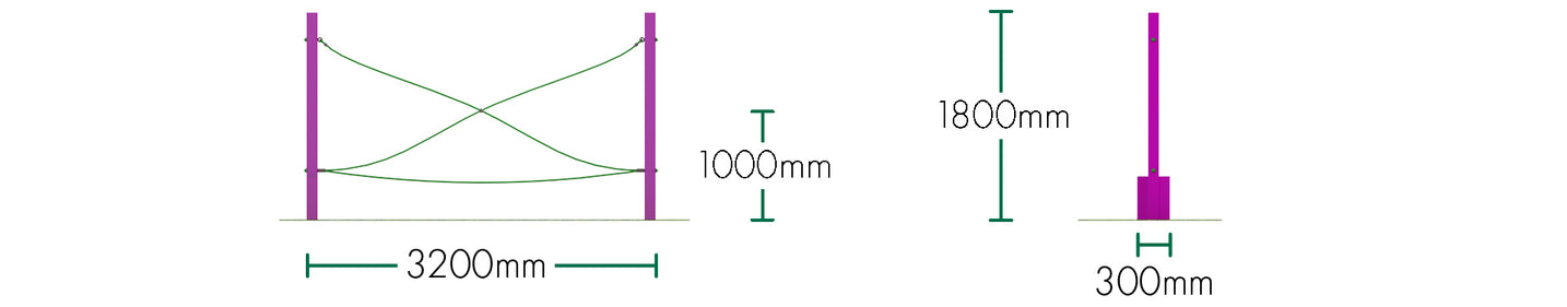 Steel Cross Rope