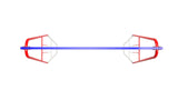 Steel Double Swing Frame Only (2.0m)