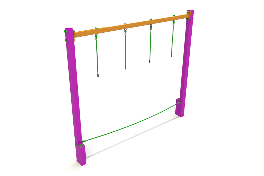 Steel Drop Rope Traverse