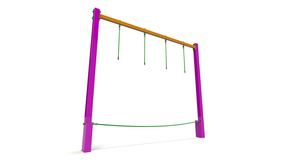 Steel Drop Rope Traverse