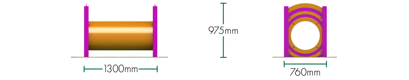 Steel Free Standing Tunnel