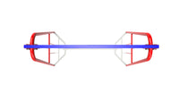 Steel Swing Frame Only (2.0m)