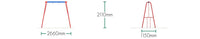 Steel Swing Frame Only (2.0m)