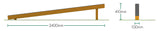 Steel Sloping Balance Beam