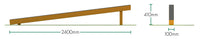 Steel Sloping Balance Beam