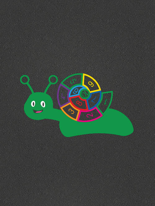 Snail 1-10 Outline Shell