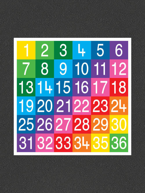 Number Grids - 1-36