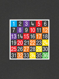 Number Grids - 1-36