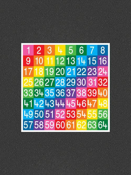 Number Grids 1-64