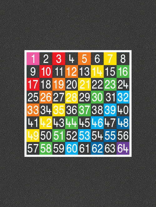 Number Grids 1-64