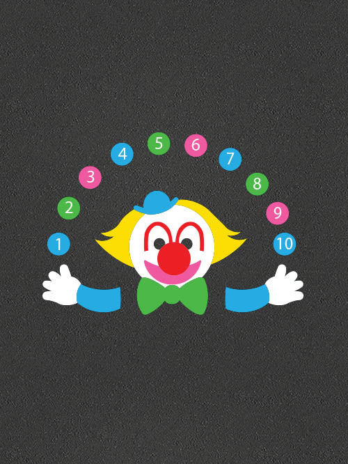 Clown 1-10