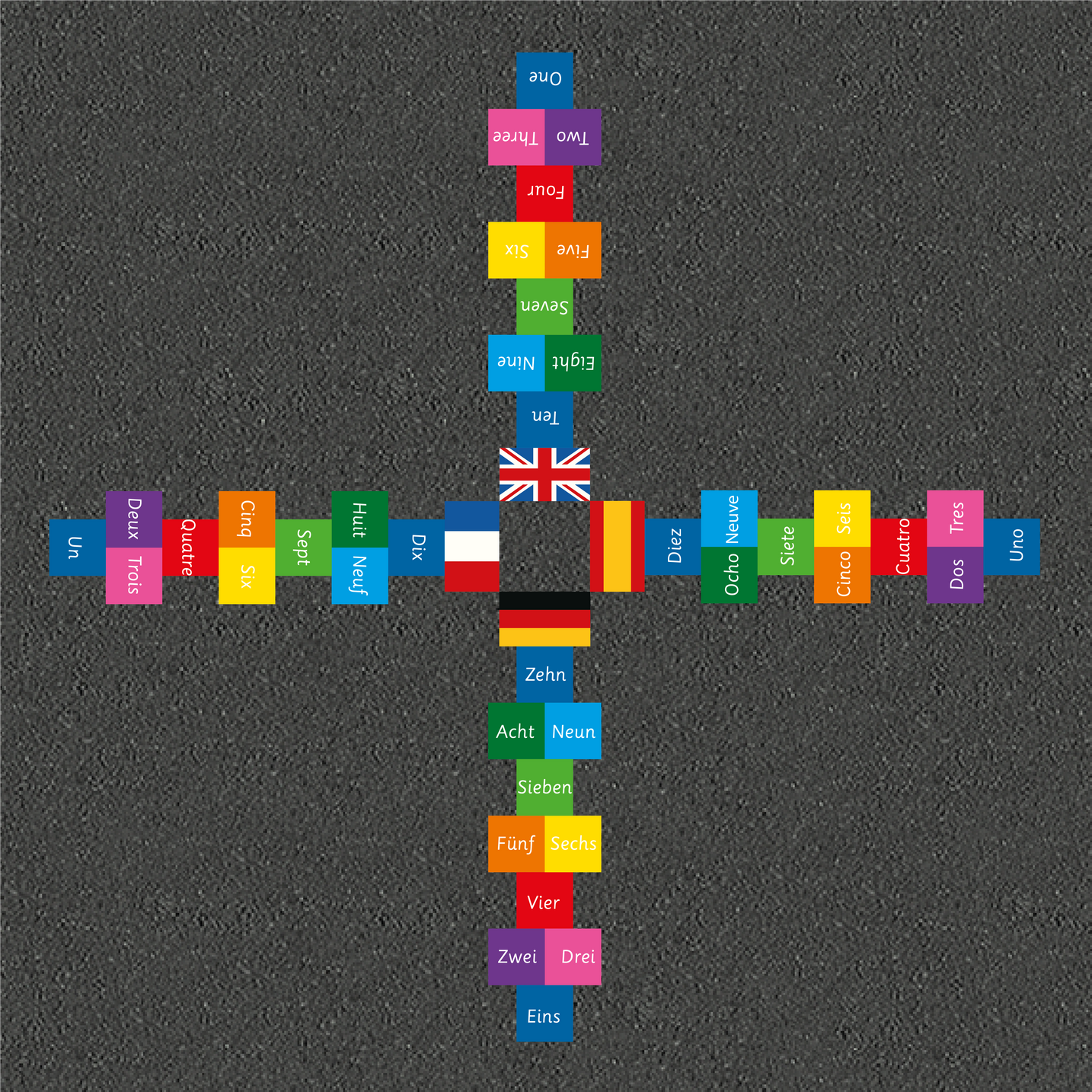 4 Language Hopscotch