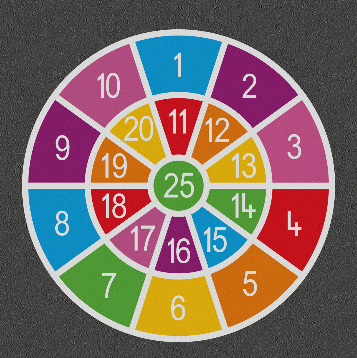 Number Target 1-25