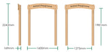 Timber Archway Sign