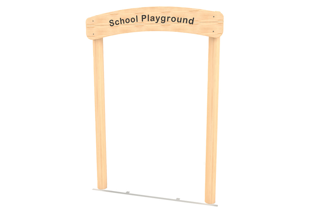 Timber Archway Sign