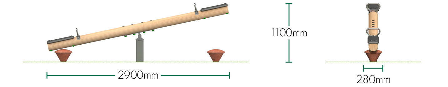 Timber See Saw