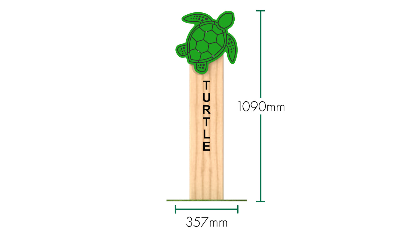 Turtle Animal Post