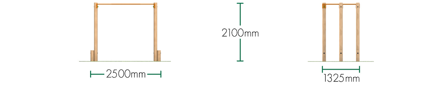 Zig Zag Traverse Bars