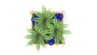 1.8m Round Log Planter