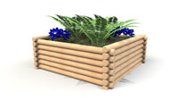 1.8m Round Log Planter