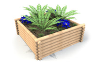 1.8m Round Log Planter