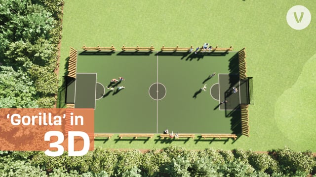 Pannaveld Gorilla (10x20m) - playing naturally