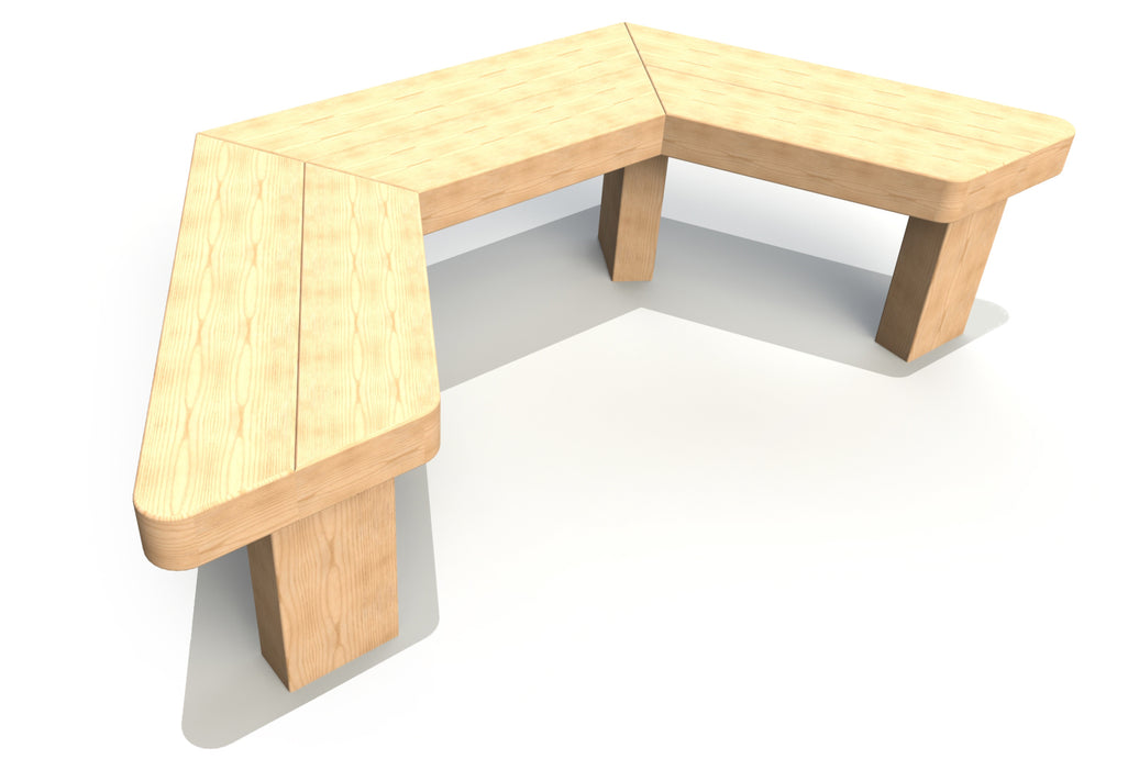 2m Half Hexagonal Seat