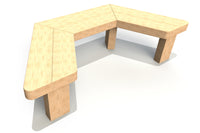 2m Half Hexagonal Seat