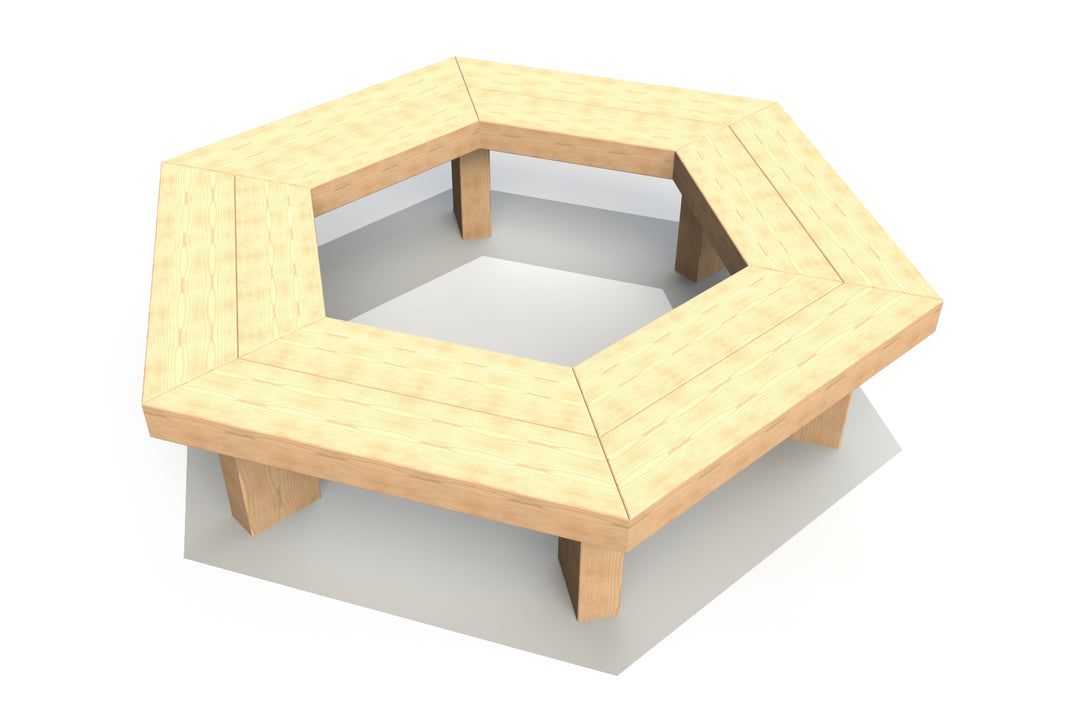 2m Hexagonal Tree Seat