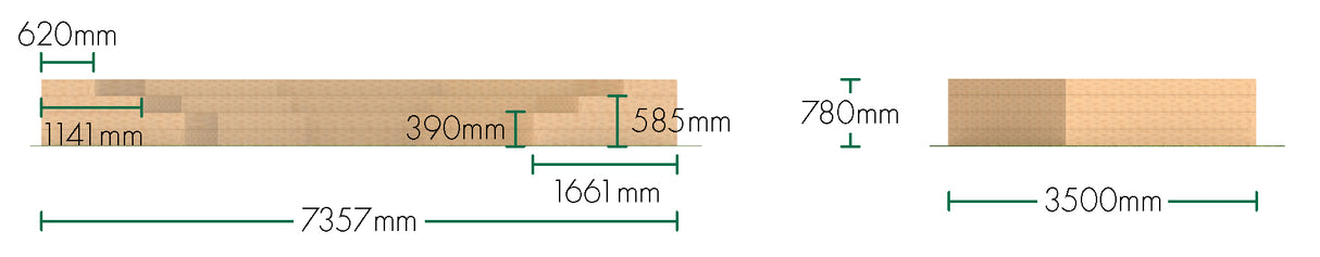 3 Tier 5 Sided Amphitheatre