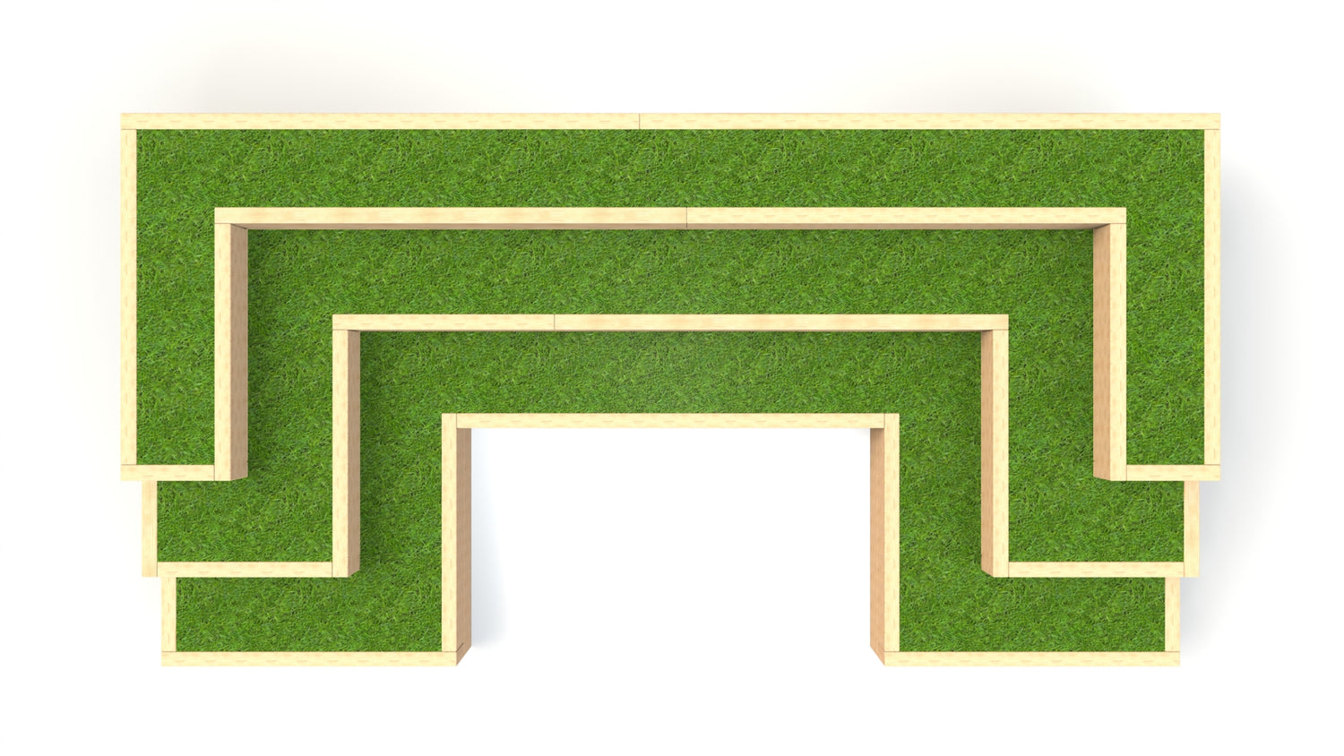 3 Tier Staggered Amphitheatre