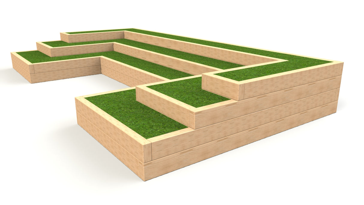 3 Tier Staggered Amphitheatre