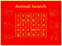 Animal Search Play Panel