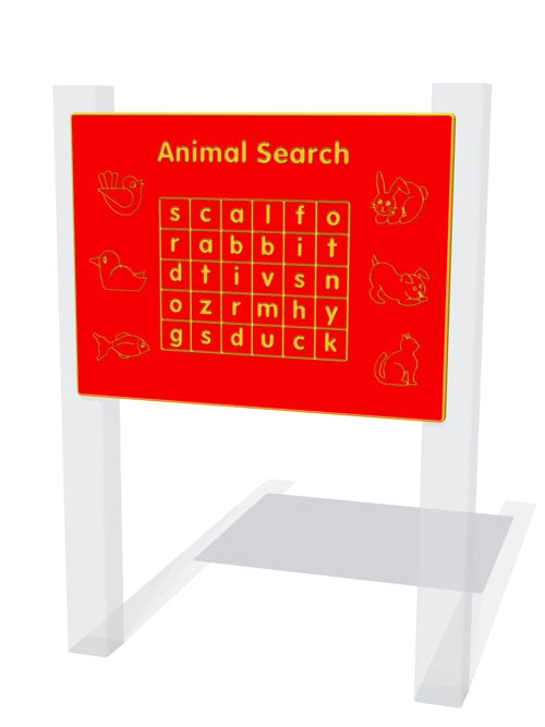 Animal Search Play Panel