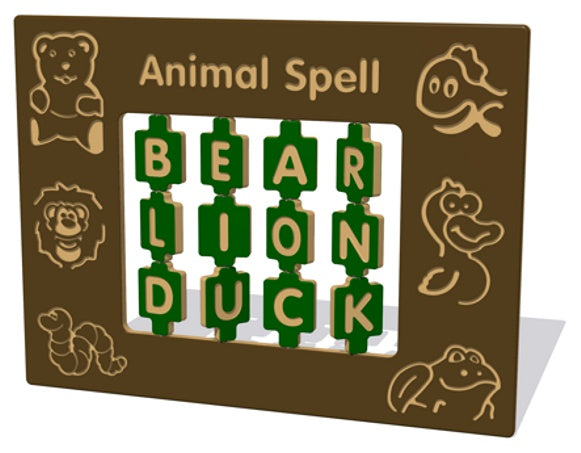 Animal Spelling Play Panel