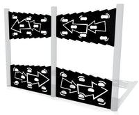 Arrow Split-Traverse Wall (4 Panel Set)