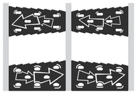 Arrow Split-Traverse Wall (4 Panel Set)