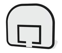 Rounded Basketball Backboard 1800mm x 1050mm