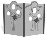Dolly Photo Opportunity Panel with Posts and Guitar