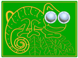 Bug Eyes Chameleon Play Panel