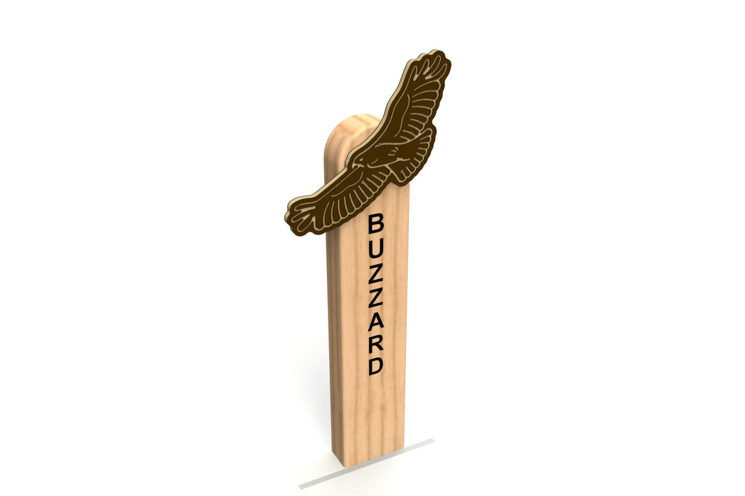 Buzzard Animal Post