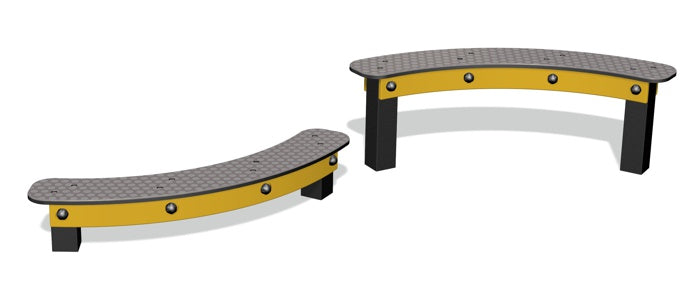 Fun Trail Curved Balance Beams 200mm