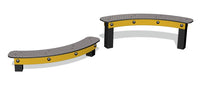 Fun Trail Curved Balance Beams 400mm