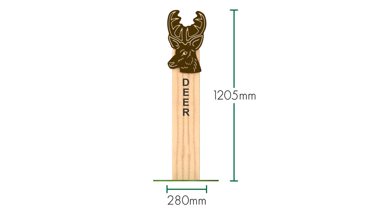 Deer Animal Post