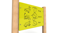 Duck, Fish, Frog Panel