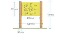 Duck, Fish, Frog Panel