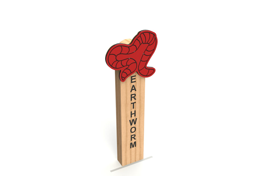 Earthworm Animal Post