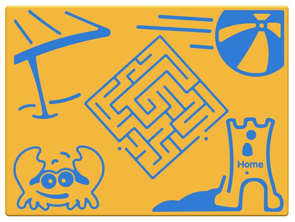 Beach Maze Play Panel