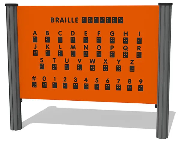Braille Alphabet and Number Play Panel